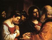  Giovanni Francesco  Guercino Christ with the Woman Taken in Adultery china oil painting artist